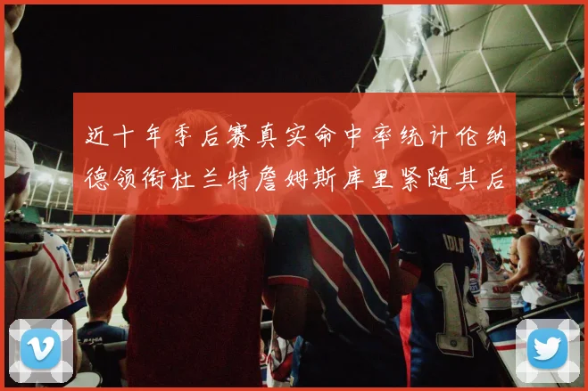 近十年季后赛真实命中率统计伦纳德领衔杜兰特詹姆斯库里紧随其后